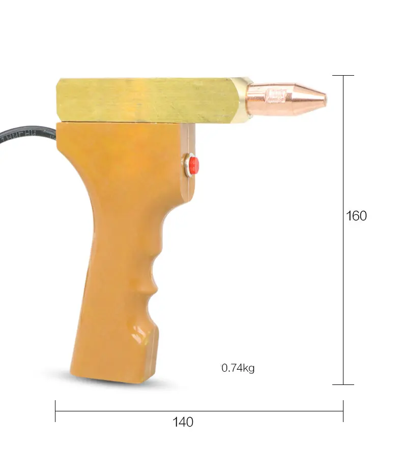 Портативный Мобильный точечный сварочный аппарат ручной пистолет точечная