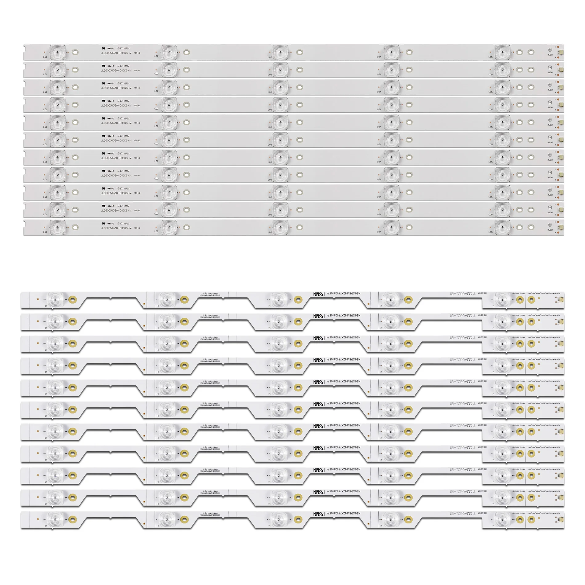11 шт./комплект 5 светодиодных ламп