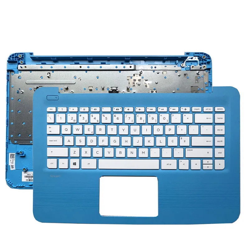 Новый чехол для ноутбука HP Stream 14-AX 14-CB 14-AX020WM верхний с упором рук и клавиатурой