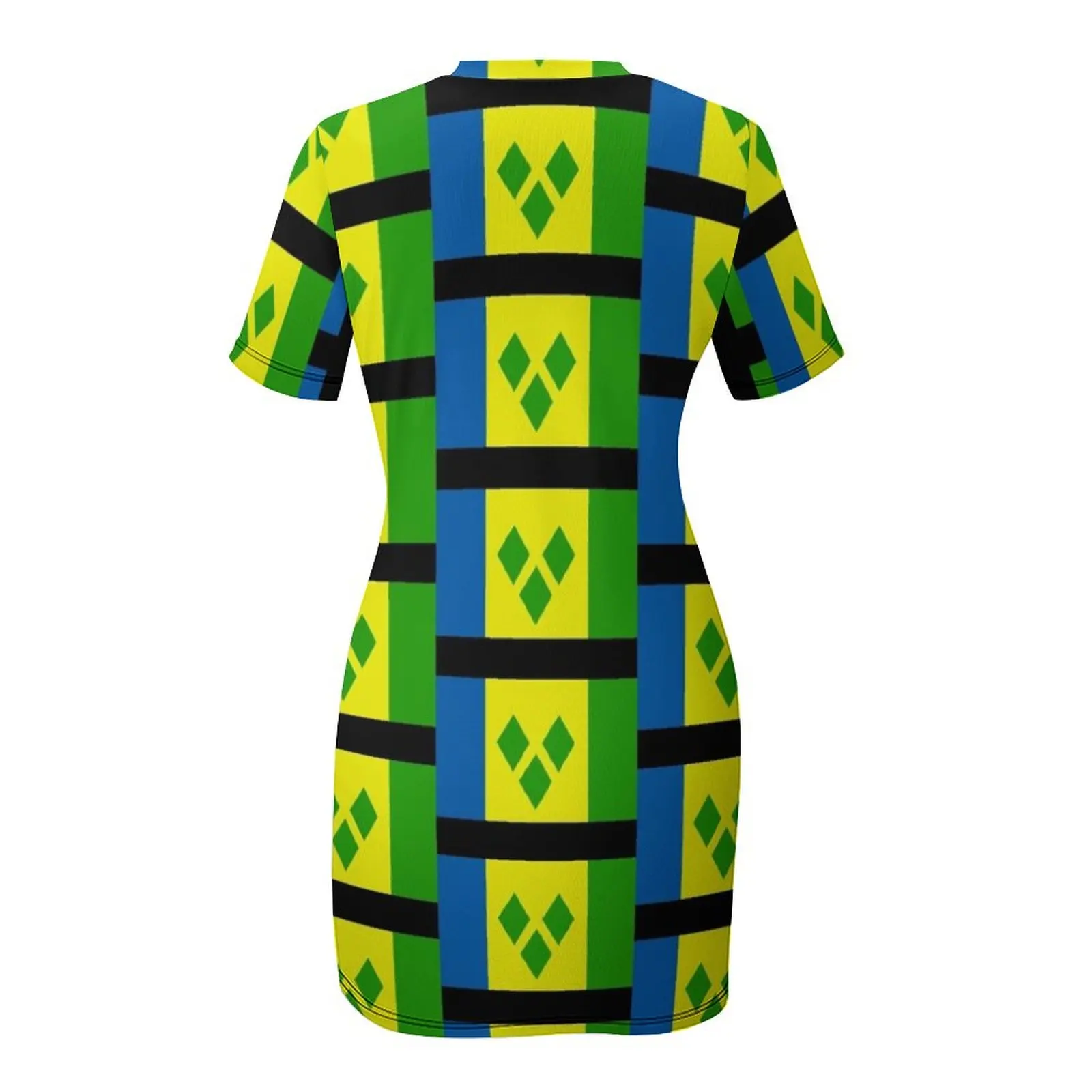 Платье с короткими рукавами Saint Vincent and The Grenadines Коктейльное платье