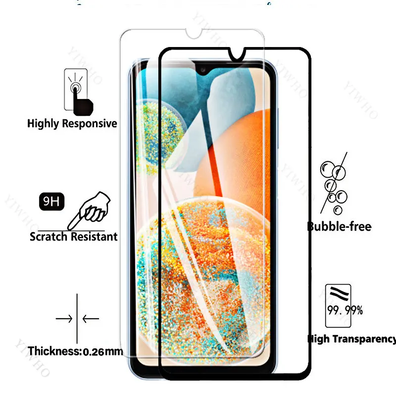 5 шт. защитное стекло для Samsung A 73 53 23 33 13 4G 5G Защитная пленка экрана Galaxy A23 A33 A53 A73