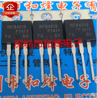 

Free shipping 50PCS IRFB4019 TO-220 150V 17A