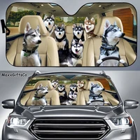 alaskan klee kai car sun shadedogs windshielddogs family sunshadedog car accessoriescar decorationgift for fathermother