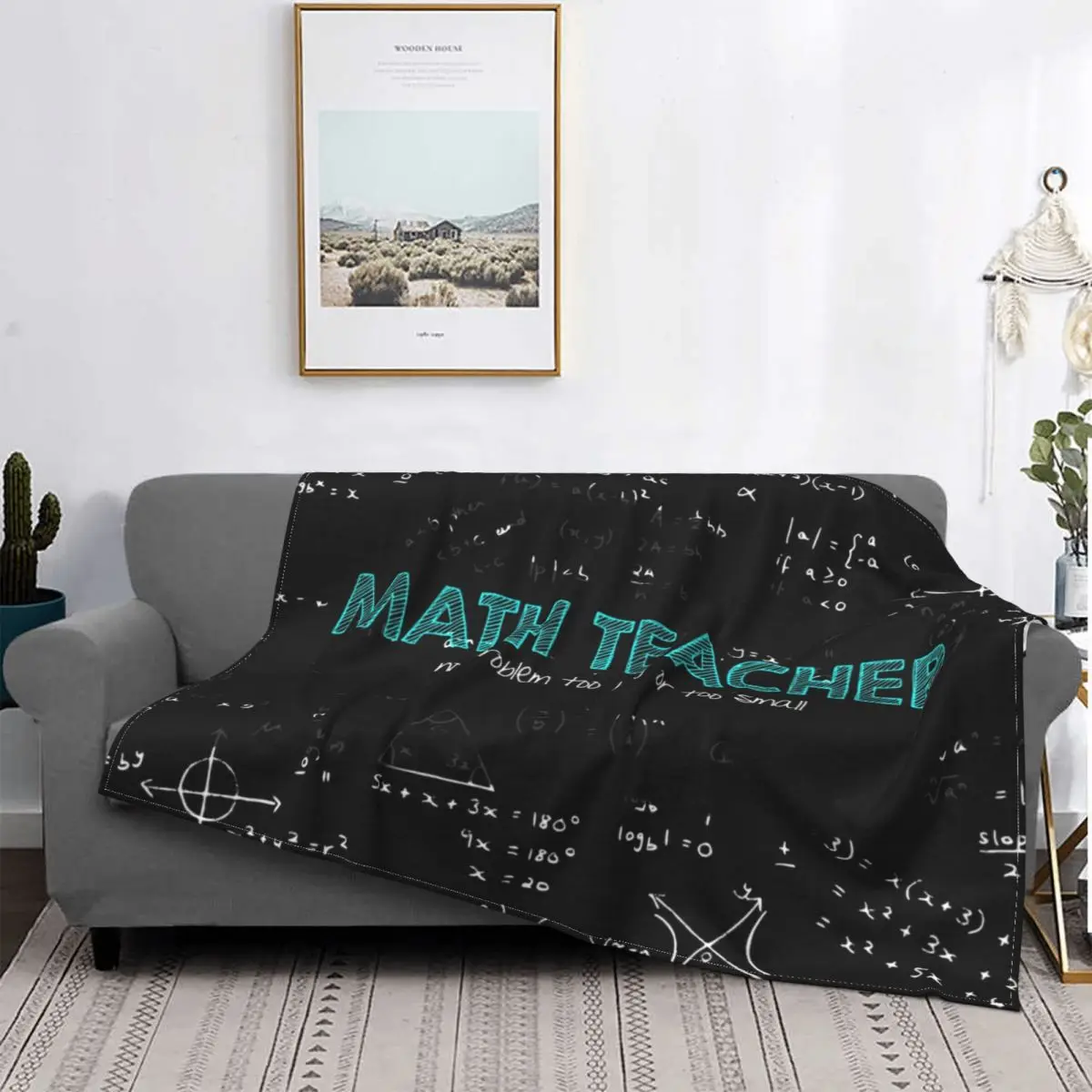 

Blankets Breathable Soft Flannel Winter Geek Mathematics Teacher Throw Blanket for Sofa Outdoor Bed Physics Math Equations
