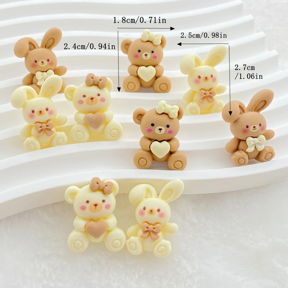 

Фигурки медведя и кролика из резины TSXJY