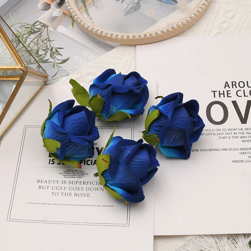 Искусственные розы Nanairo, 30 шт., 5 см