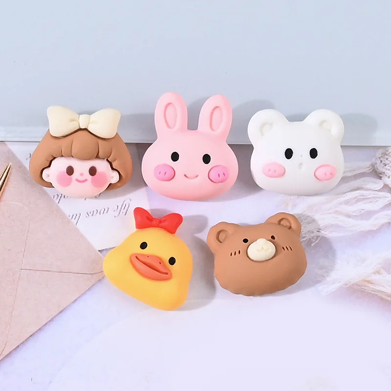 

10PCS Grease Accessories Cream Glue Mobile Phone Case Material Lovely Handmade Hairpin DIY Handmade Accessories