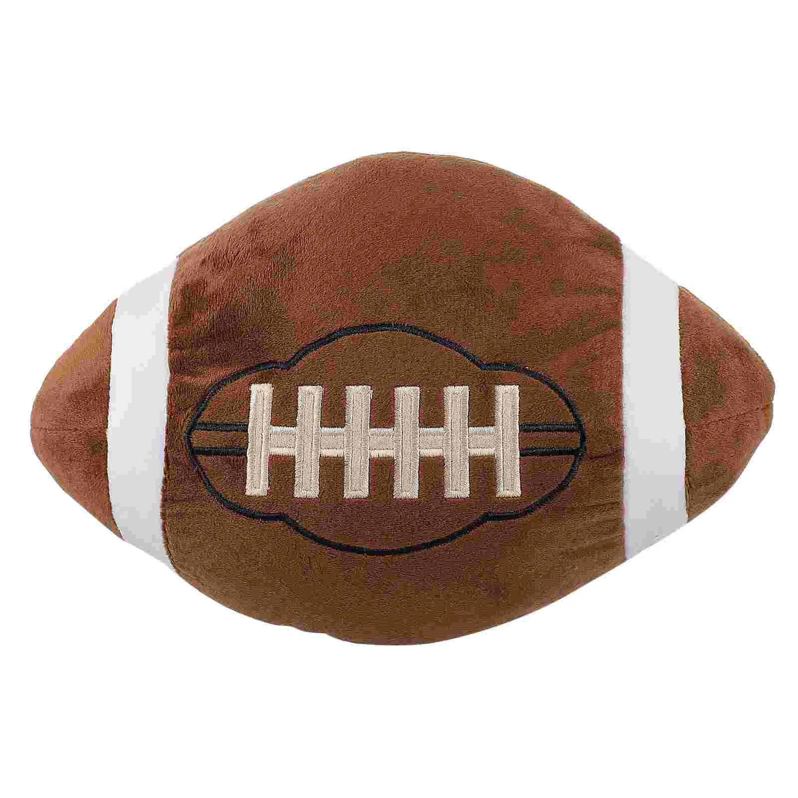 

Car Toys Football Pillow Seat Throw Decoration Rugby Gift Style Chair Pad Toy