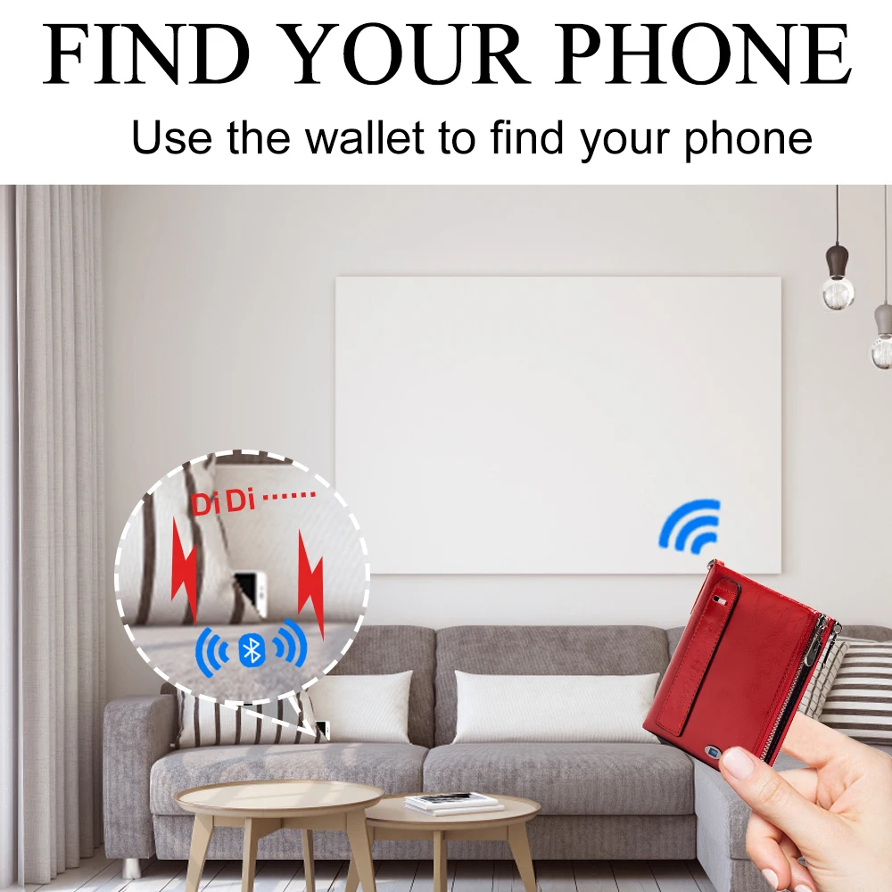 Лучший GPS-трекер для женщин кошелек на Android Умный карта отслеживания