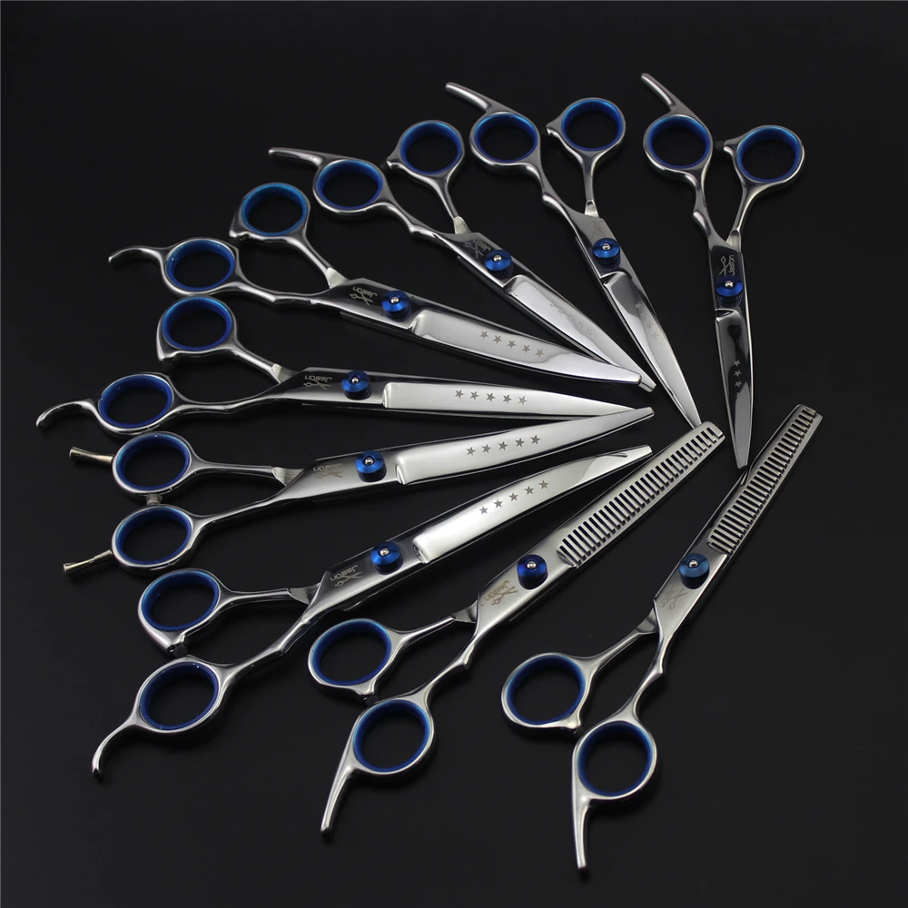 

Inch Groomer Grooming Pet Scissors Professional Shears Cutting For Sciss Dog 7 Curved Hair Cat 6 Straight Thinning Tesoura