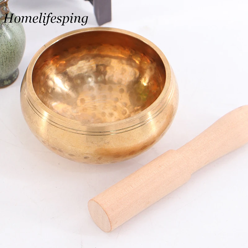 Тибетская звуковая чаша из Непала ручной работы Будда для йоги медитации песен