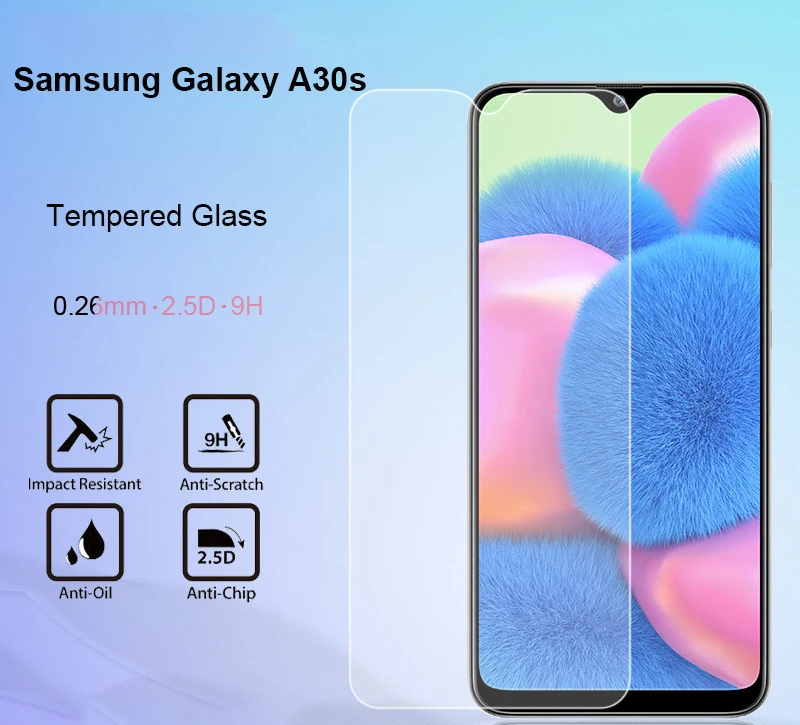 Стекло для Galaxy A30S A30 S Закаленное стекло Защитная пленка для экрана для Samsung Galaxy A30s SM-A307FN SM-A307G pelicula de vidro
