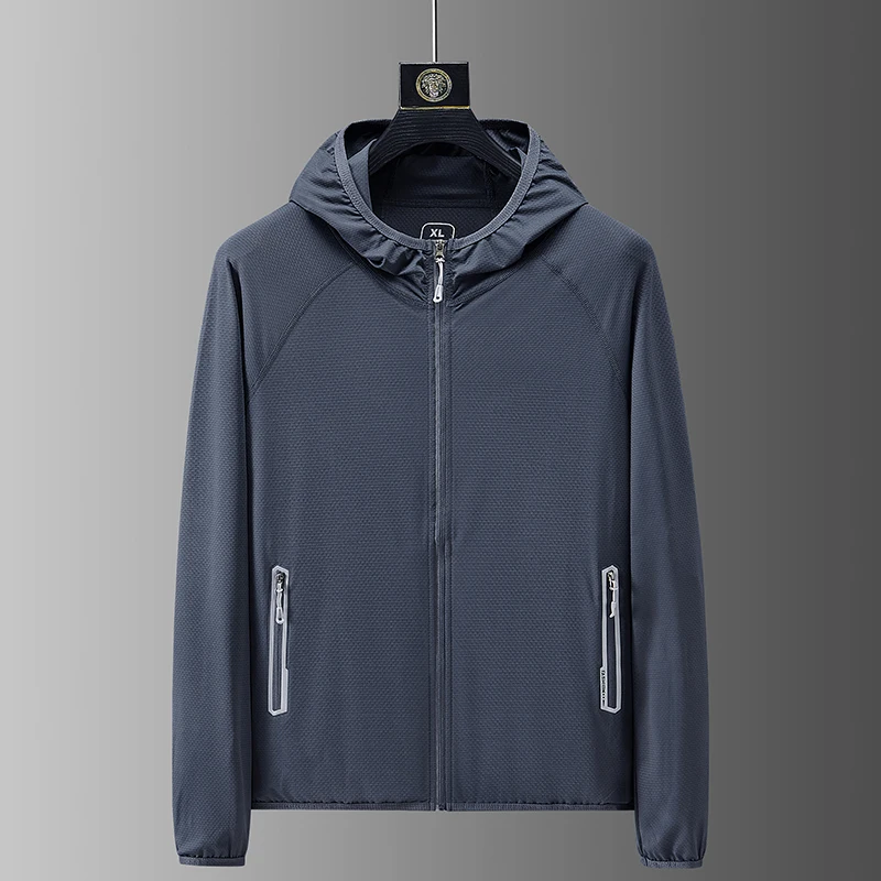 Куртка мужская Тонкая в Корейском стиле модная уличная одежда Techwear стильная
