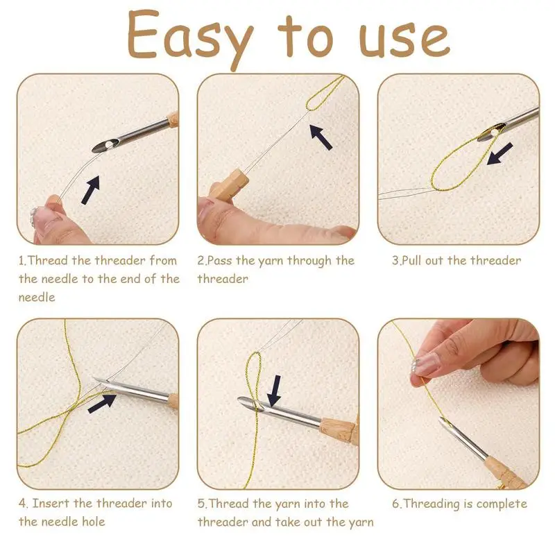 Набор перфораторов регулируемый инструмент для вышивания нитевдеватель набор