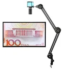 Крупное визуальное поле 6-60 мм объектив 1080P 48 МП 4K 2K HDMI USB промышленный видеомикроскоп камера TF видео рекордер для детской