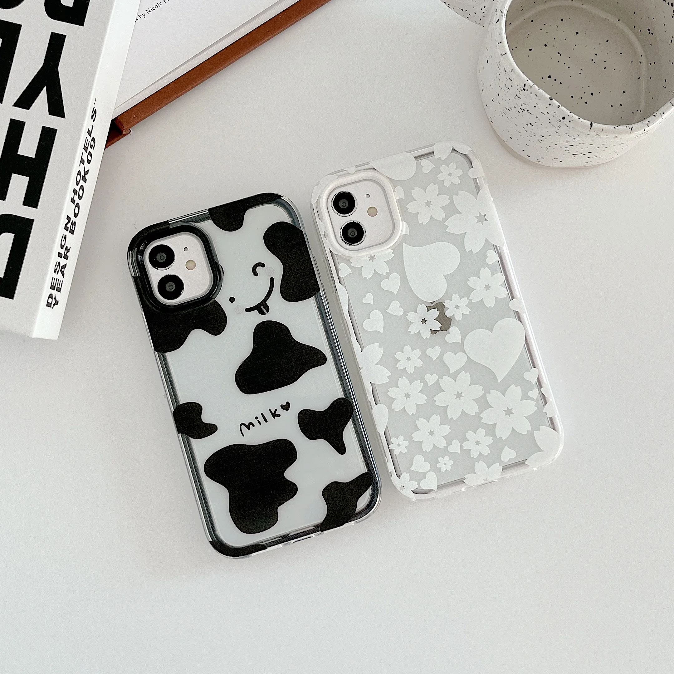 3 IN 1 Heart Silicone Case For iPhone 13 Pro Max Flower Silicone Case for iPhone 12 Pro чехол на айфон 11 Coque iPhone 13 Pro