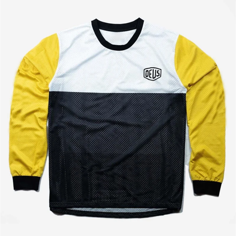 Новые быстросохнущие рубашки для горного велосипеда дышащий трикотаж эндуро DEUS