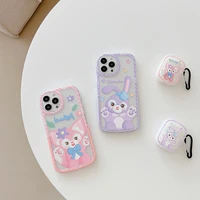 disney color stand soft shell linabell and stellalou phone case for iphone 11 12 13 pro max x xr xs for airpods 1 2 3 pro cvoer