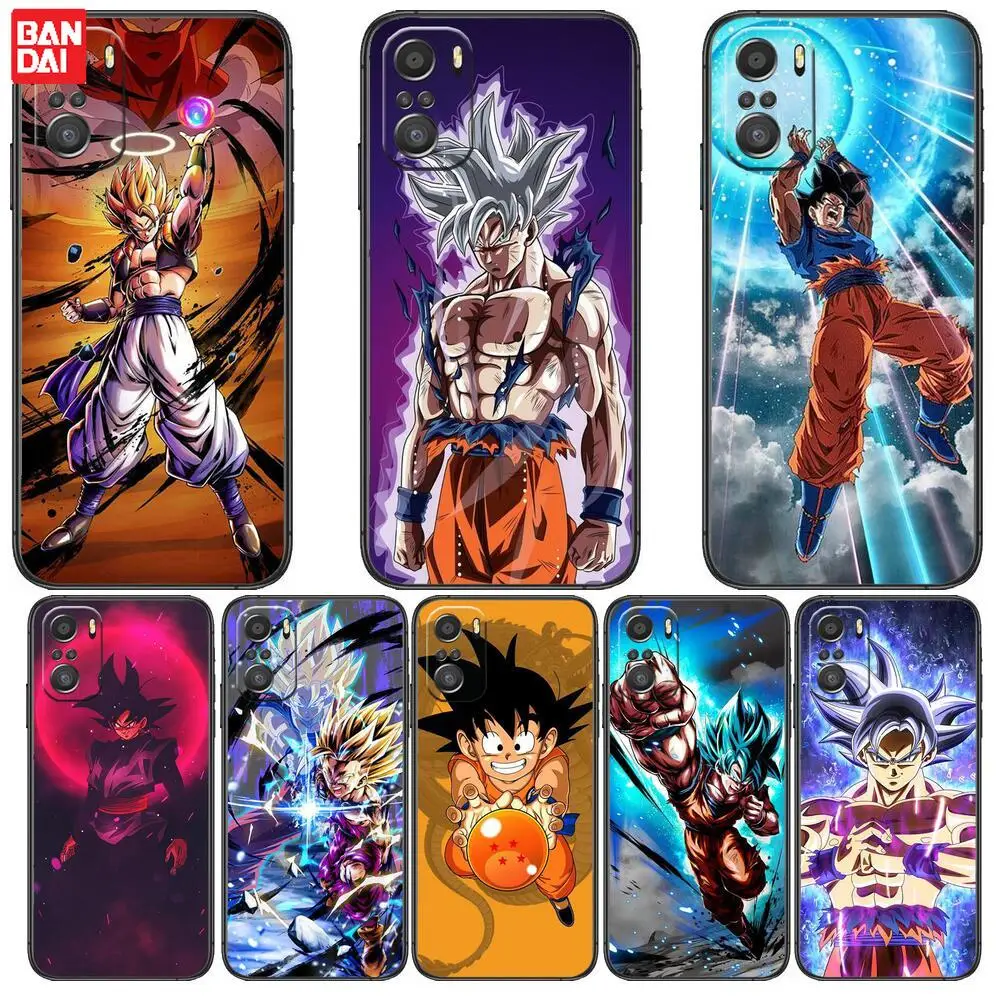 

dragon ball Phone Case For xiaomi mi 11 Lite pro Ultra 10s 9 8 MIX 4 FOLD 10T 5g Black Cover Silicone Back Prett