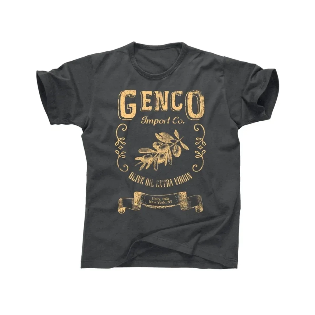 Импортная футболка Genco Olive Oil Company The Godfather Don Vito Michael Sonny Fredo Corleone Mafia Mob Gangster 5 семейная
