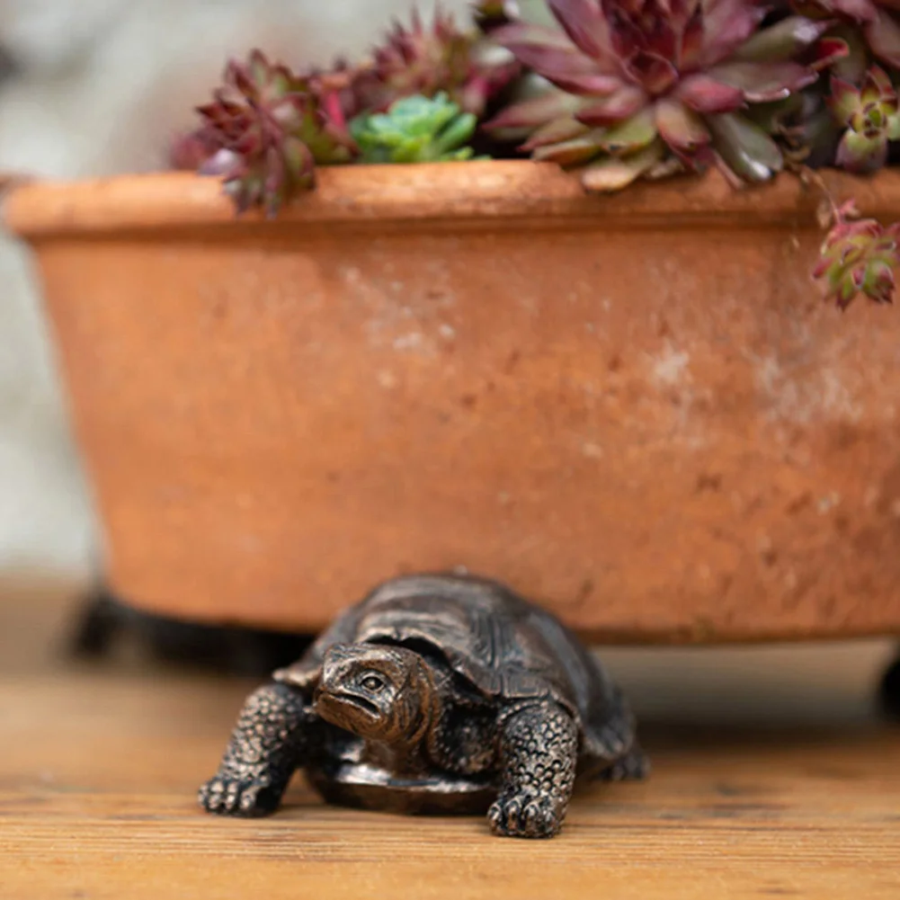 Plant Basin Foot Plant Pot Foot Decorative Vase Rabbit Resin Arts And Crafts Cat Frog Model:tortoise Flowerpot