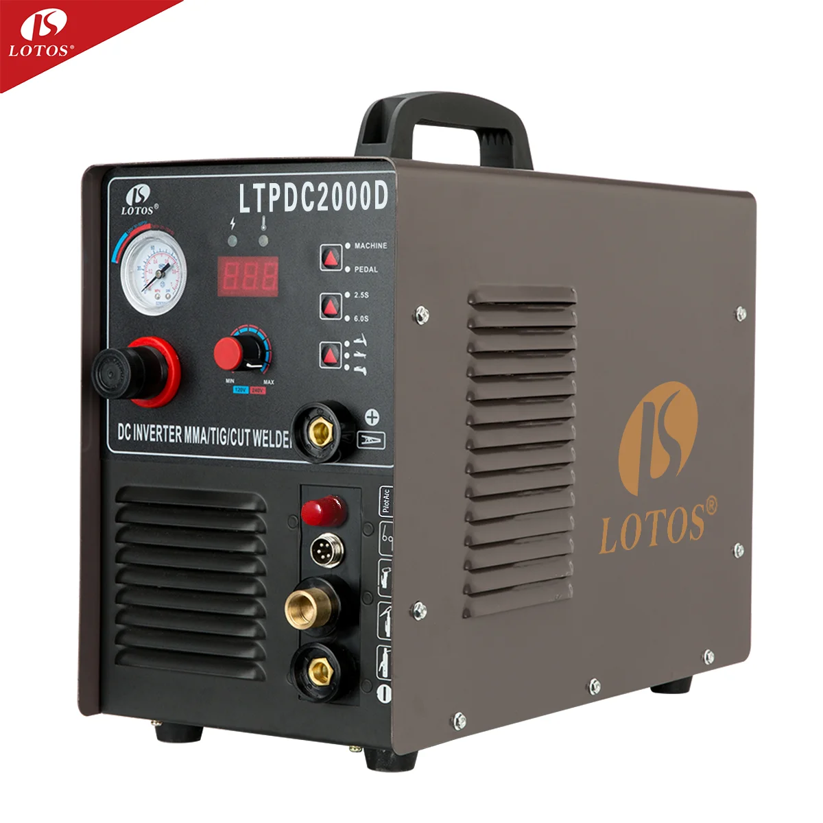 

Lotos LTPDC2000D welder inverter 200a CUT MMA TIG 3 in1 inverter welding machine price for sale