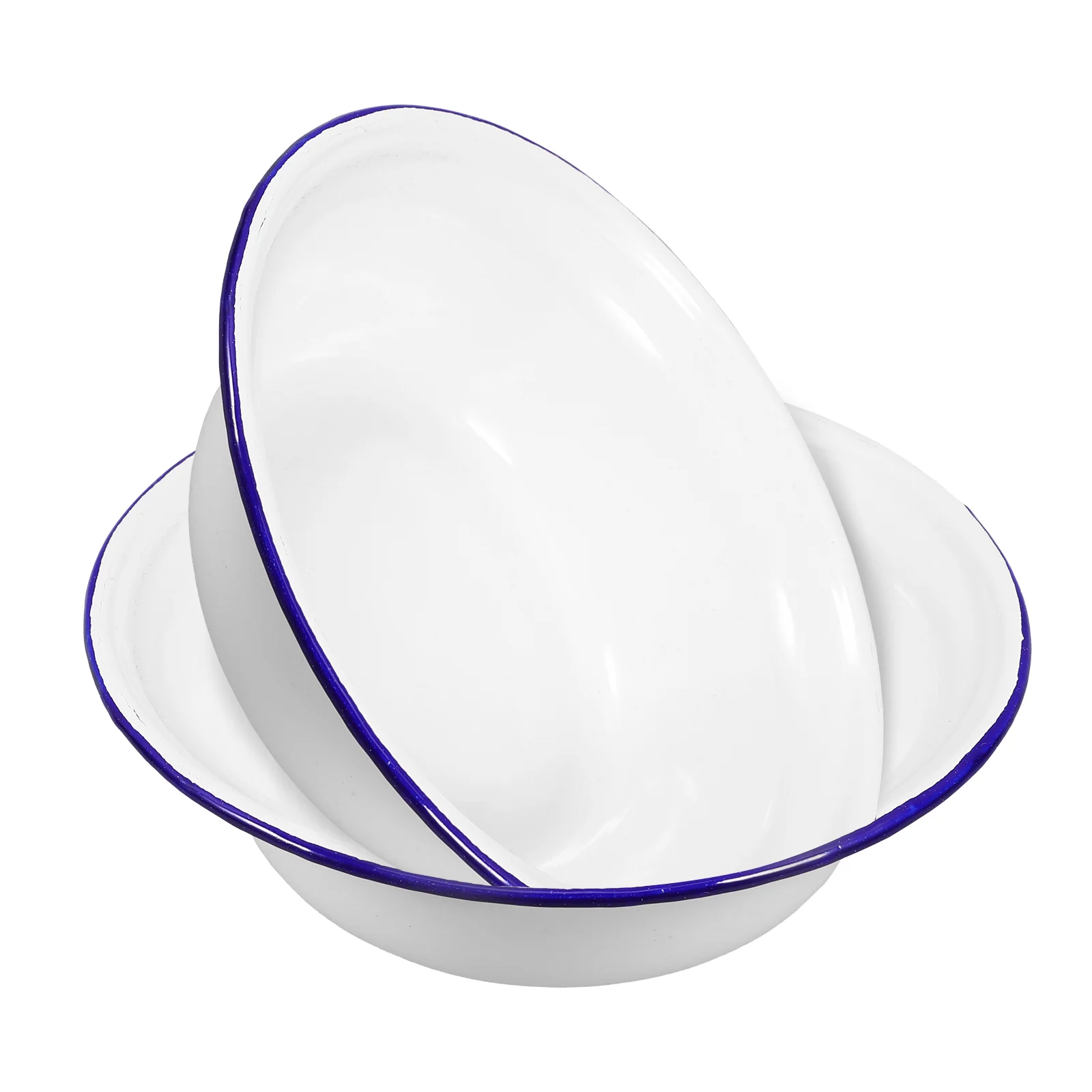 4 шт. эмалированные миски для смешивания винтажные риса французского лука