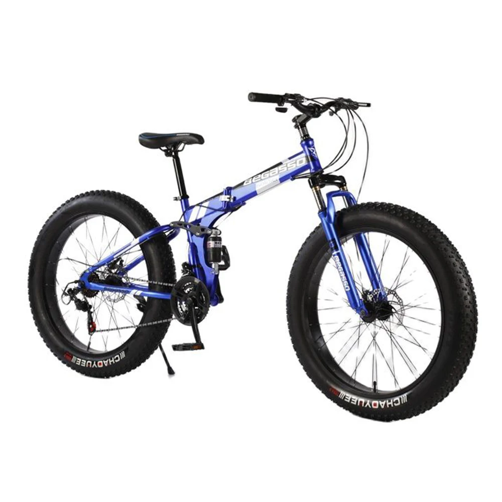 

Foldable Bicycle 24 Inches Bike Dual Disc Brake Spoke Wheel 24\27\30 Speed Mountainous Region Foot Pedal Pushbike
