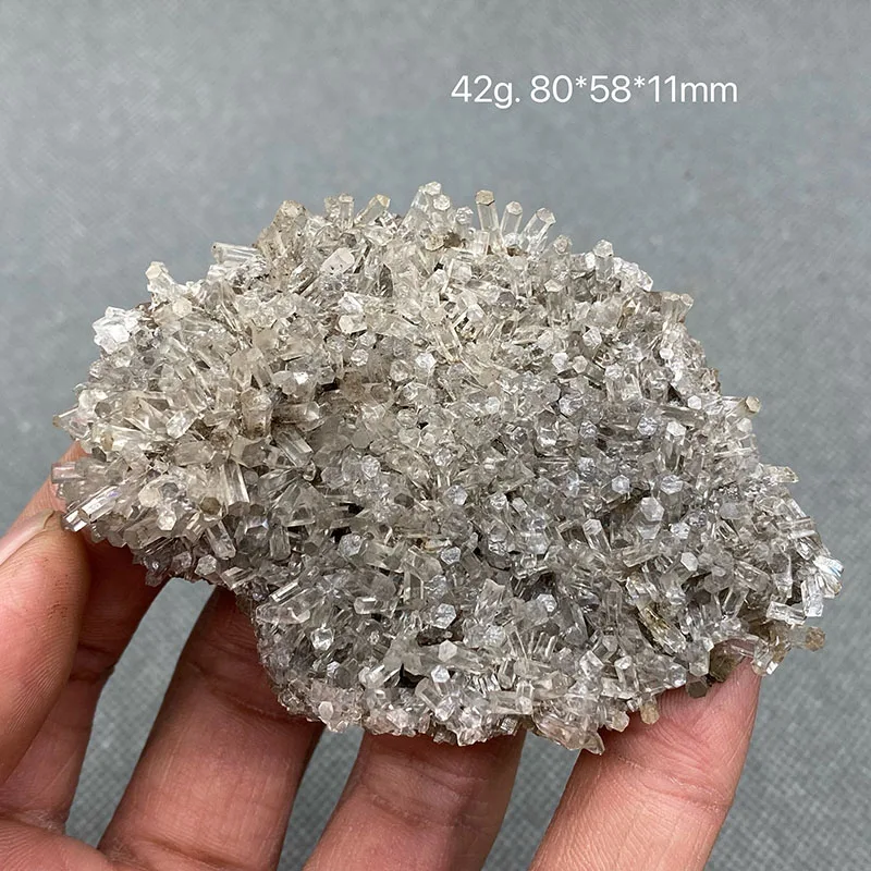 100% натуральный Колонный прозрачный кальцит необработанный камень минеральный