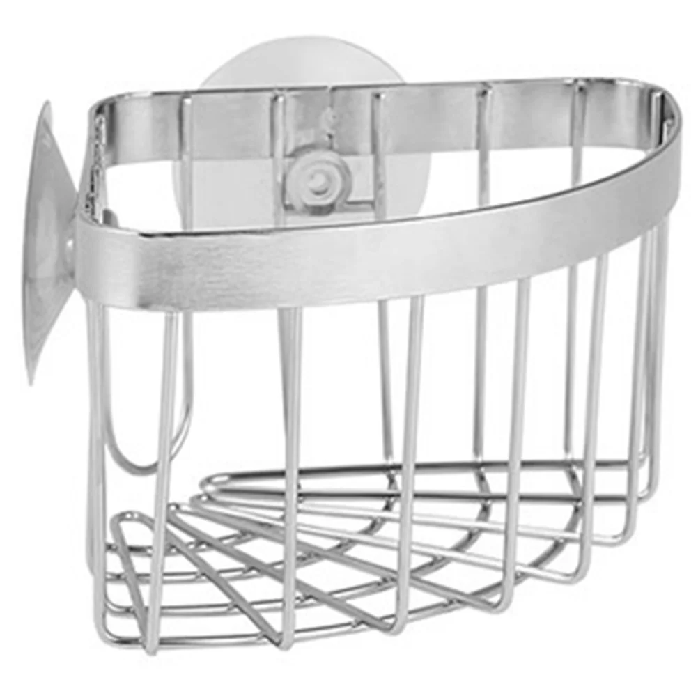

Flume Stainless Steel Sponge Holder Sink Organizer Storage Dish Cloth Kitchen Suction Cups