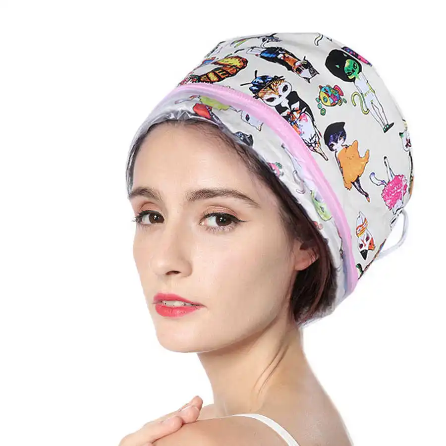 

Women Hair Steamer Cap Dryers Thermal Treatment Hat Beauty SPA Nourishing Hair Styling Electric Hair Care Heating Cap US/EU Plug