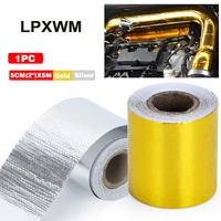2x1 2 5 10 meter aluminum reinforced tape adhesive backed heat shield resistant wrap intake car accessories pipe for bmw 1613