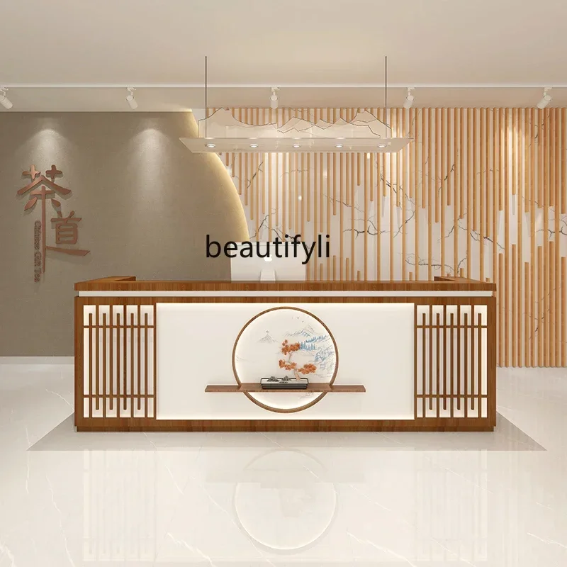 Новый барный ретро-столик в китайском стиле для оздоровительного клуба приемник