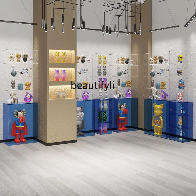 

yj Acrylic Transparent Hand-Made Display Rack Display Rack Storage Cabinet Model Rack