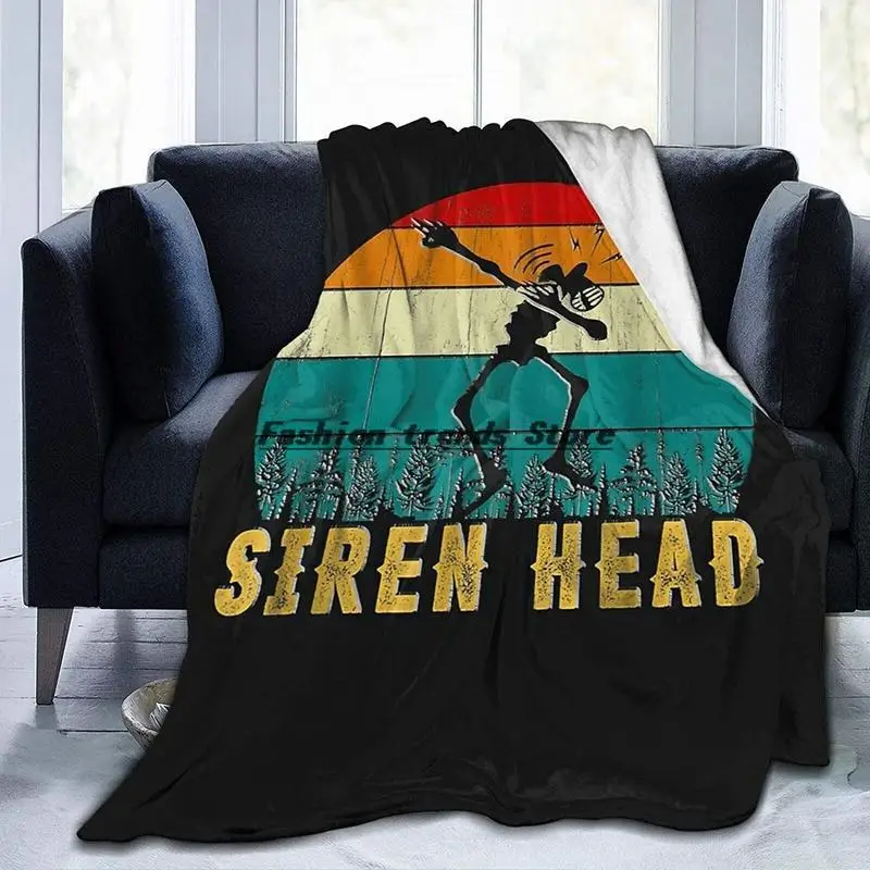 

Siren Head Blanket Flannel Throw Blankets Micro Fleece Cozy Covers for Bed Car and Home Decoration Picnic Travel Throw Blanket