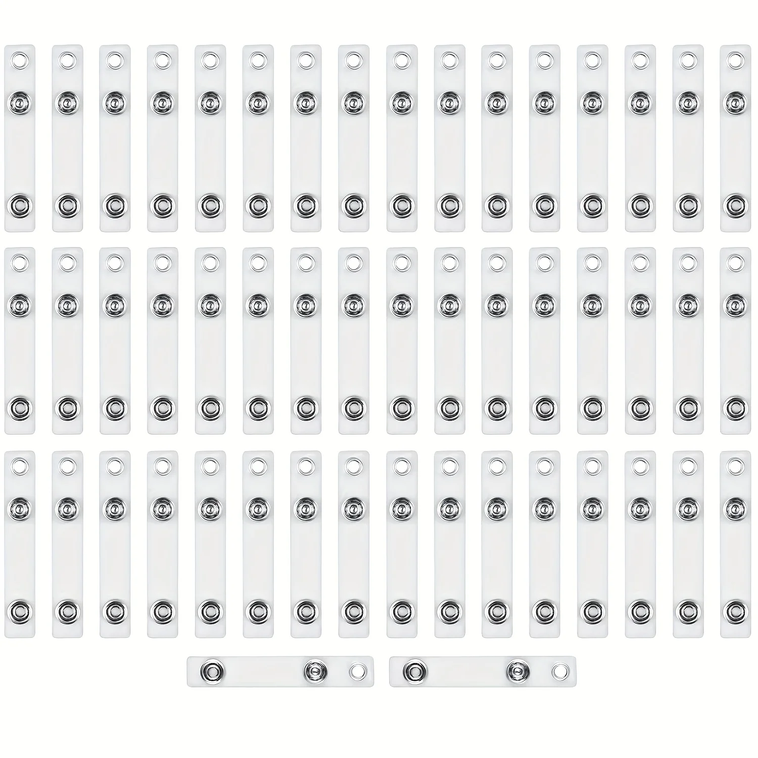 

Прозрачные зажимы-держатели для бейджей 10-50 шт.