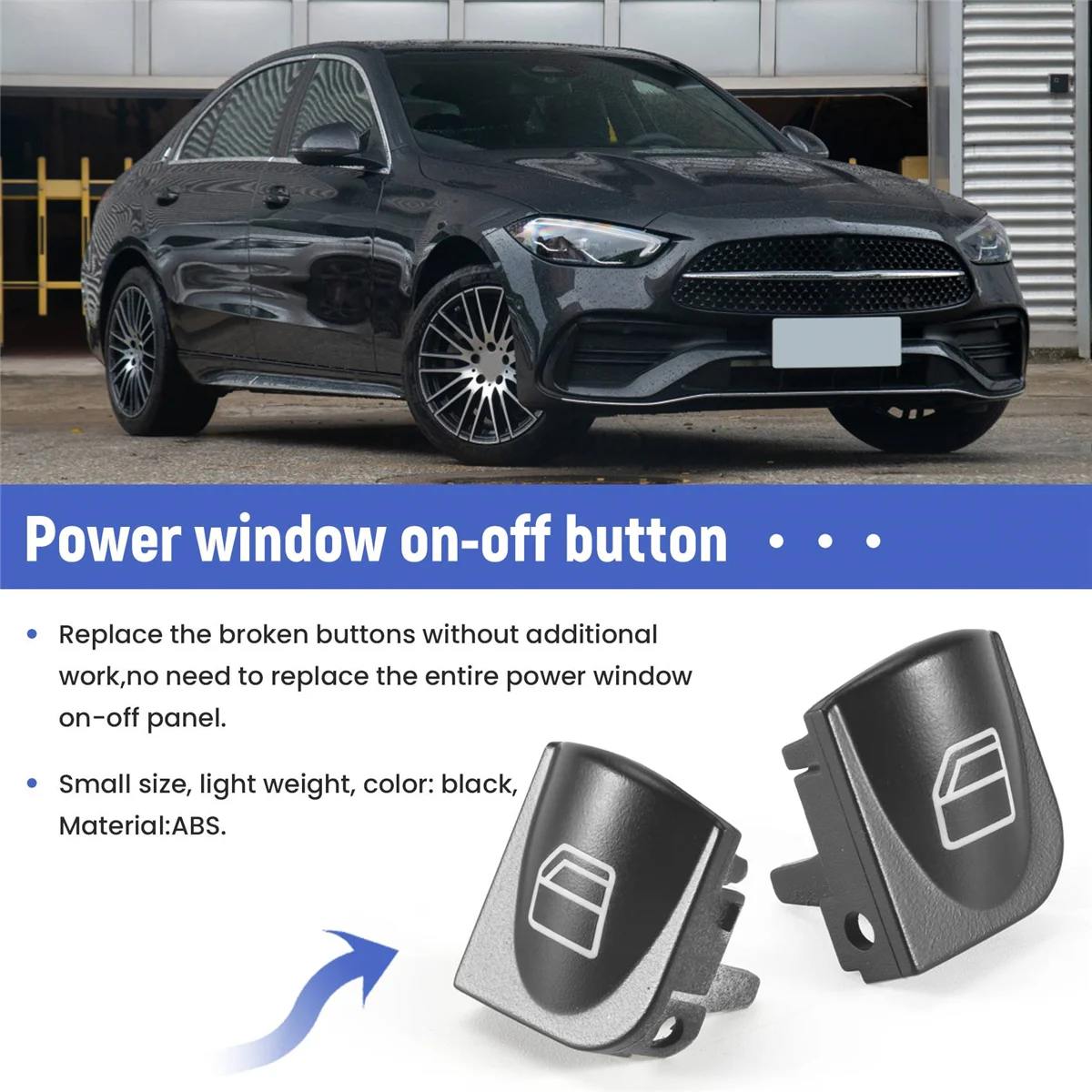 Крышки кнопки переключателя окна для Mercedes Benz W203 W208 C Clk Class передние левые и правые