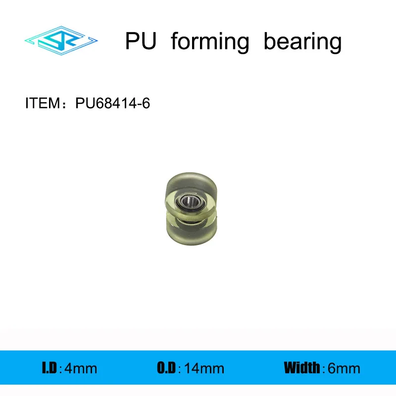

The manufacturer supplies Polyurethane forming bearing PU68414-6 Rubber coated pulley 4mm*14mm*6mm