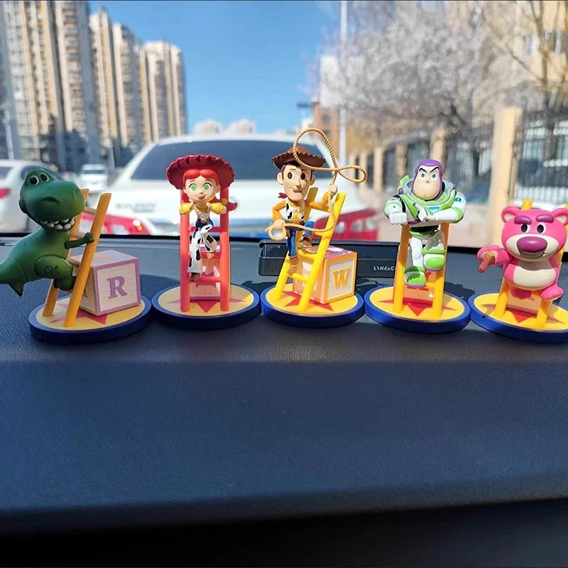 

Blind Box Toy Story Ladder Building Block Series, 1pcs Cute Characters Collection Toy Table Decoration To Send Friends And Class