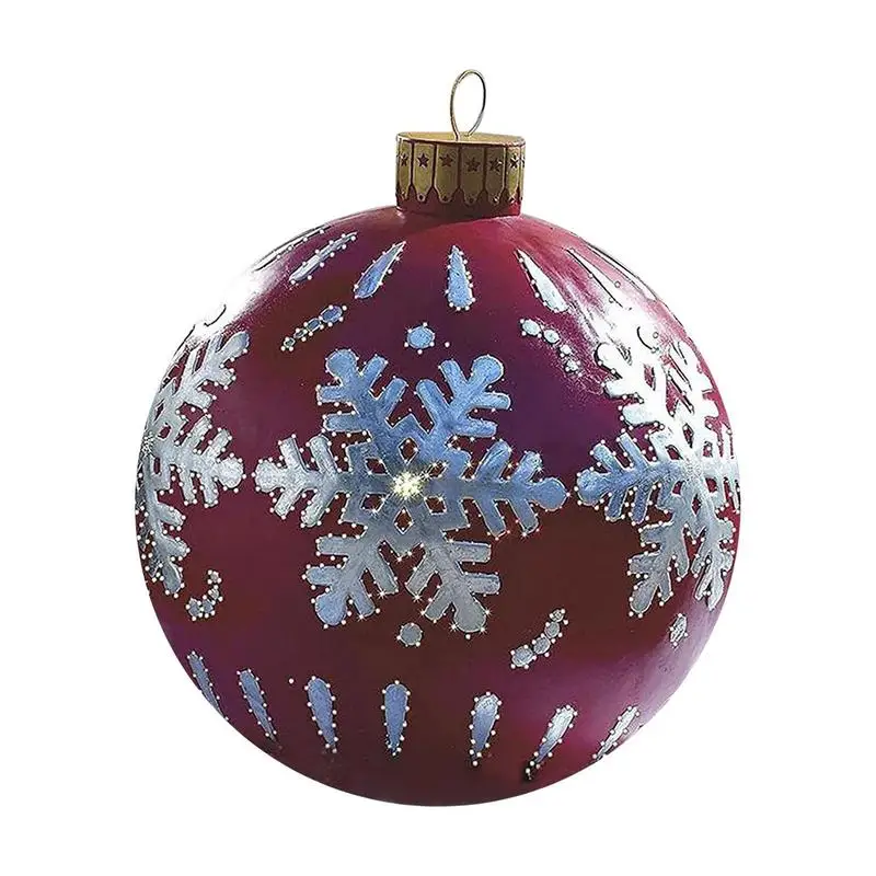 

Надувной Рождественский шар 60 см, рождественские надувные, устойчивые к атмосферным воздействиям, рождественские декоративные шары для двора