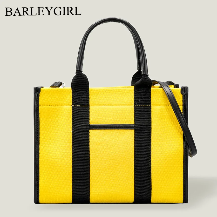 

Casual Canvas Small Tote Bag Designer Women Handags Luxury Pu Patchwork Shoulder Crossbody Bags Lady Shopper Purses 2022 Travel