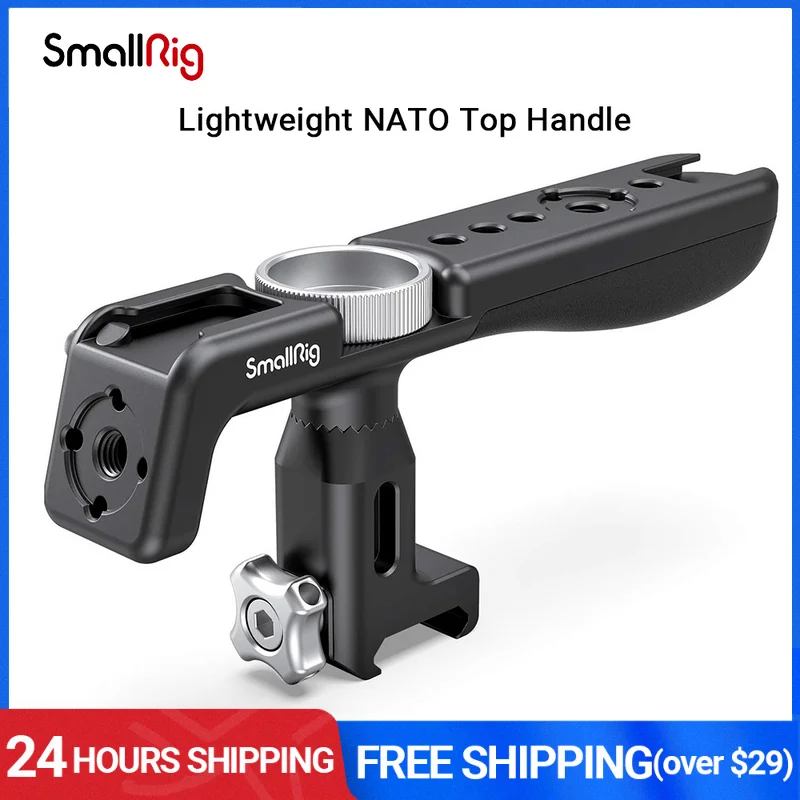 Легкая ручка Smallrig NATO с быстросъемной направляющей для камеры BMPCC 4K/6K Sony Canon 2950 |