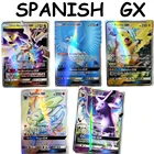 2021 новые карты Pokemon в испанском стиле, команда GX EX V Vmax, тренировочные энергетические игральные карты, игра Castellano Espanol, детская игрушка