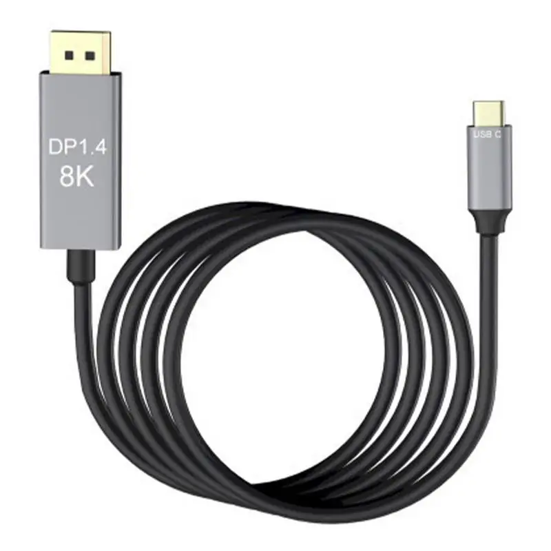 

Type C To To DisplayPort 1.4 Cable Support 8K 60Hz / 4K 144Hz (USB To To DP Cable)