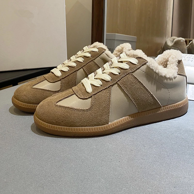 

Новинка 2022, зимняя теплая женская обувь из воловьей кожи, Мужская обувь для бега, теннисная обувь, кожаная обувь для вождения