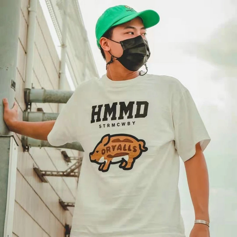 

HUMAN MADE T Shirts Piglet Print White Casual Men Women 1:1 Human Made Oversized Tops Tee