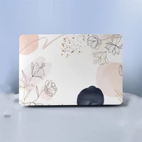 abstract pastel floral art laptop cases for macbook pro 13 14 16 inch 2021 cute for macbook air 13 case 2020 a1932 a1708 cover
