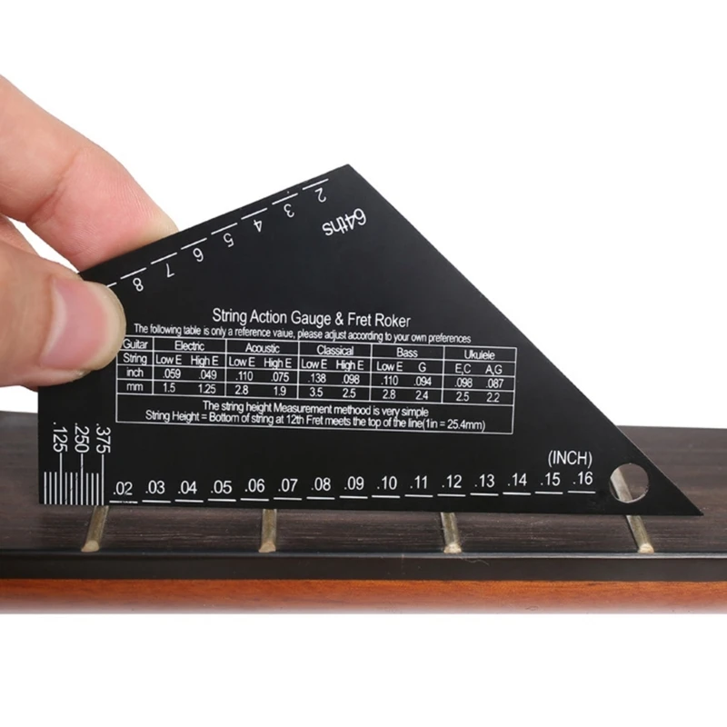 Гитарный лад Руководство по выравниванию ладов Высокоточный инструмент для