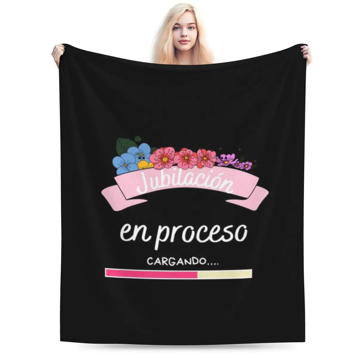 Abuela Jubilaci N En Proceso Jubilada Retirarse ультрамягкое одеяло из микрофлиса