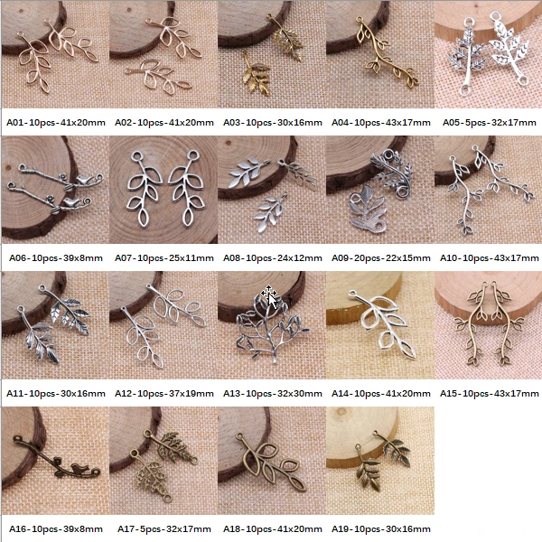 

New Arrival Hollow Branches Charms For Jewelry Making Gifts For Women